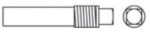 Zinkanode m. Gewinde 3/4" 20x80 mm