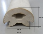 Erhöhtes PVC-Keder, weiß für E4448510