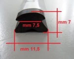Keder PVC schwarz für E4448526