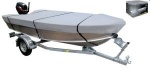Abdeckplan f. offene Boote 390/410x180cm