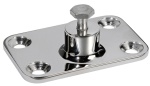 Wandbeschlag AISI316 48x73 mm Gewinde M6