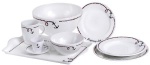 Ancor Line Geschirrserie Set 6 x flache Teller Ø 25 cm