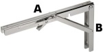 Einklappbarer Arm für Tische 303 x 165 mm