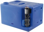 Schmutzwassertank m.Zerhacker 24 V 112 l