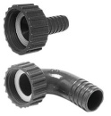 Drehbarer Schlauchanschluß 90° 30 mm
