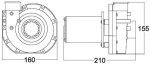 Ersatz-Zerkleinerer für Tecma elektrische Bordtoiletten 12 V