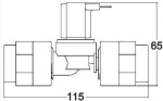 TECMA Kunststoff-Magnetventil 24 V