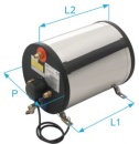 Boat-Boiler von ATI 20 l, rechteckig Modell A