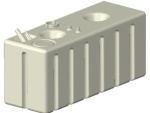 Modularer Kraftstofftank aus vernetztem Polyethylen 336 l