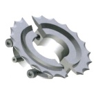 VA-Stahl Leinenschneider Welle Ø30mm aussen Ø 80mm