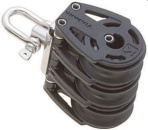 Dreifachblock mit universal Wirbel 10mm