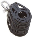 Dreifachblock mit universal Wirbel 12mm