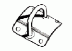 Extra verstärkter Spibaum-Ring 44 x 50 mm