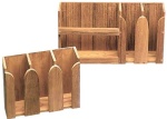 Teakholz-Tassenablage 312x108x250 mm