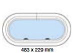 FESTFENSTER 483X229MM, R 114