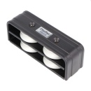 UMLENKBL.2FACH DOPPELT ALU-ROLLE SCHWARZ