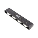 UMLENKBL.-VIERF. ALU-ROLLEN SCHWARZ