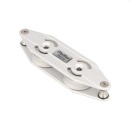 DECKSUMLENKER 2 FACH SILBER