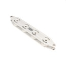 DECKSUMLENKER 4 FACH SILBER