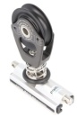 Genuaschlitten für Schot max. 10mm, stufenlos mit Stopper