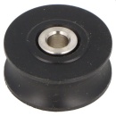 KUNST.ROLLE 11 MM x 29 MM  MIT VA DISTANZBUCHSE, BOHRUN