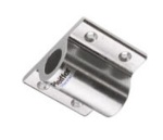 Rohrhalter Alu silber, 16 mm