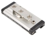 G2 Endstück mit Kugellagerrolle, Silber