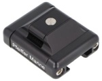 Stopper mit Rastknopf, Schwarz