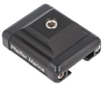 Stopper mit Schraube, schwarz