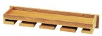 Roca Weinglashalter Teak (Wandmontage) 44,5x6x13cm für