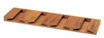 Roca Weinglashalter Teak (Deckenmontage) 42x2x12cm für