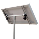 NOA drehbarer Solarpanelhalter Mast 10608 L=1800mm D=30mm Halterung B=600mm H=650mm mit NOA Rohrhalter 25mm