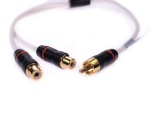 Fusion Adapter 1 x männlich zu 2 x weiblich RCA Stecker
