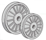 Fallscheibe COM ø57 / 8 x 13mm