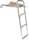 Bugplattform Comfort mit 3-stufiger Leiter, L=550mm, B=