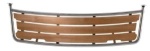 Heckplattform Serie 35, Teak, B=1550mm, H=410mm, Rohr D= 32 mm