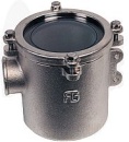 Nickel-besch. Messing Kühlwasserfilter (robust) mit NIRO, 25500 l/h bei 1 bar
