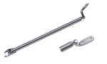 NIRO Lukenhalter mit Feder, Ø10,6mm, L=220mm
