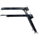 NIRO Davit mit Tau, Block und Winsch, Teleskop-Ausführ, 120 x 200 mm