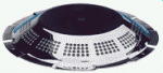 NIRO Decksventilator  UFO,  Ø185mm