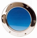 NIRO Bull-Auge, Ø265mm, feste Modell mit Bruchsicheres