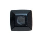 Druckknopf 4-Eckig, schwarz
