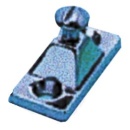 NIRO Verdeckbeschlag Seitenmontage, Fuß 51x22,25mm, Sc