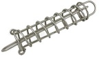NIRO Ruckdämpfer, Ø5mm, A=325mm, B=60mm