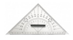 Kursdreieck aus Plexiglas 250mm