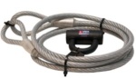 Robustes Schloss mit Kabel, 3m
