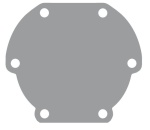 Johnson Pump Bronze Deckel für Pumpe F4 (ersetzt Jabsco