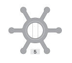 Johnson Pump Impeller 808B-1