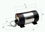 Johnson NIRO Marine Warmwasserbereiter AquaH 22l, 1200 W