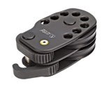 Antal Aluminium Umlenkblock mit Stopper (mit Feder), links
